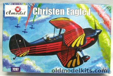 Amodel 1/72 Christen Eagle I, 7287 plastic model kit